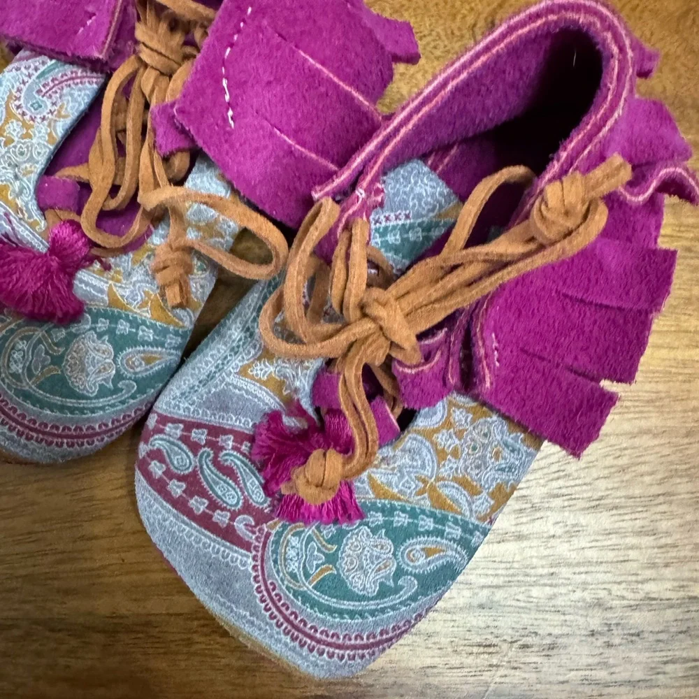Handmade kids moccasins